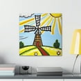 thumbnail image 3 of A Windmill Tapestry - Canvas, 3 of 10