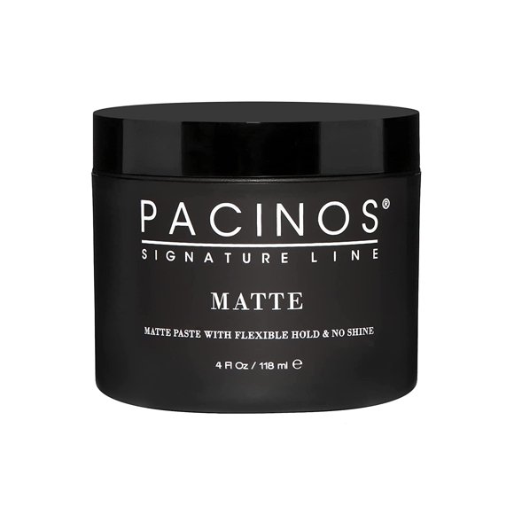 Pacinos Matte Hair Paste - Flexible Hold, No Shine, Sculpting & Styling Wax, Long Lasting Definition & Texture, No Flakes, All Hair Types, 4 fl. oz.