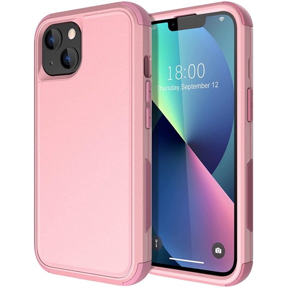 FFIY for iPhone 13 Case [Shockproof] [Dropproof] [Dust-Proof],Heavy Duty Protection Phone Case Cover for FFIY iPhone 13 (Black)