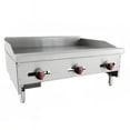 thumbnail image 1 of Bakemax BACG36-3 36" Gas Griddle w/ Manual Controls - 3/4" Steel Plate, Convertible, 1 of 1