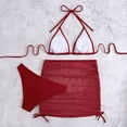 thumbnail image 4 of WILLBEST Traje de Baño Natacion Bikini Sexy de Tres Piezas con Cordones y Espalda descubierta para Mujer, 4 of 8