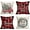 Chr-03 Set, variant on Vintage Red Christmas Throw Pillow Covers Farm Trees Deer Blessing Decorations Pillow Cases Set of 4 18x18 Inch Linen Holiday Rustic Xmas Pillow Cover for Sofa Couch Winter Decor (CHR-02 Set)
