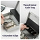 thumbnail image 5 of Caja de Dinero Grande Volcora Metal con Cerradura de Llave y Bandeja Portátil Duradera para Ahorro d, 5 of 7