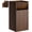 Brown, variant on Esheno 50 Gallon Kitchen Trash Cabinet Commercial Grade Wood Conceals Large Can Odor Control Waterproof Easy Clean Adjustable Hinges White
