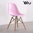 thumbnail image 4 of Sillas Tipo Eames OLU Kit 4pz Estilo Minimalista Moderno Color Rosa, 4 of 6