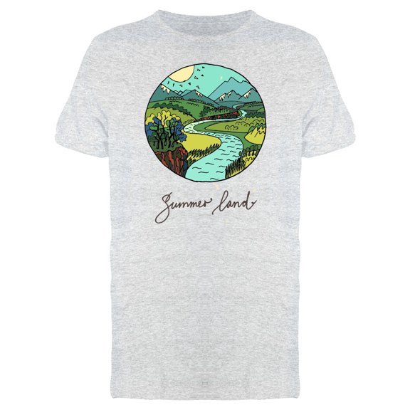 Casual Summer Outdoors Land Tee Men's -Image by Shutterstock