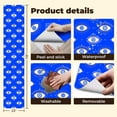 thumbnail image 4 of Peel and Stick Wallpaper Canvas Contact Paper Evil eye seamless Magic occult symbol line art collection Hamsa eye Self Adhesive and Removable 24in x 118in, 4 of 8
