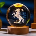 thumbnail image 6 of Luminous Crystal Ball USB Powered Warm Light Decoration For Home Or Entryway, 6 of 7