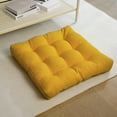 thumbnail image 7 of Tromlycs Floor Pillow Seating Cushions for Adults Sitting Large Square Pillow Gel Memory Foam 20 x 20 x 4 Inch Yellow Set of 2, 7 of 7