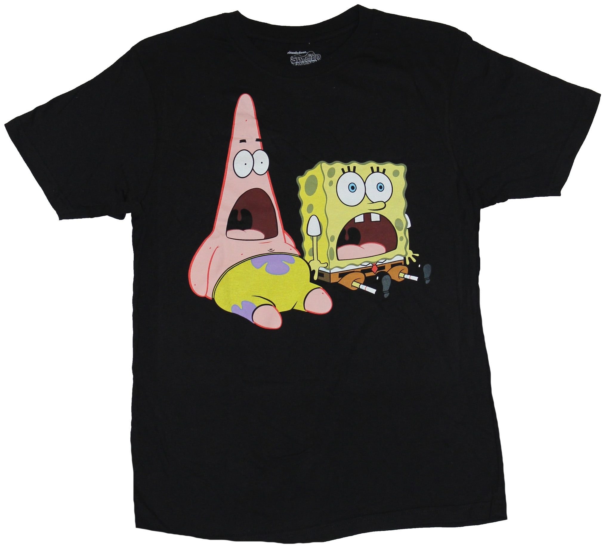 In My Parents Basement - Spongebob Squarepants Mens T-Shirt - Screaming ...
