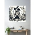 thumbnail image 2 of Sagittarius Witch Poster Wall Art, Modern Wall Decor For Living Room Bedroom, 16x16 UNFRAMED, 2 of 3