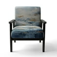 thumbnail image 4 of Designart "Beach Scandinavian Solitude III" Upholstered Abstract Accent Chair and Nautical & Coastal Arm Chair - Multiple Color & Pattern, 4 of 7