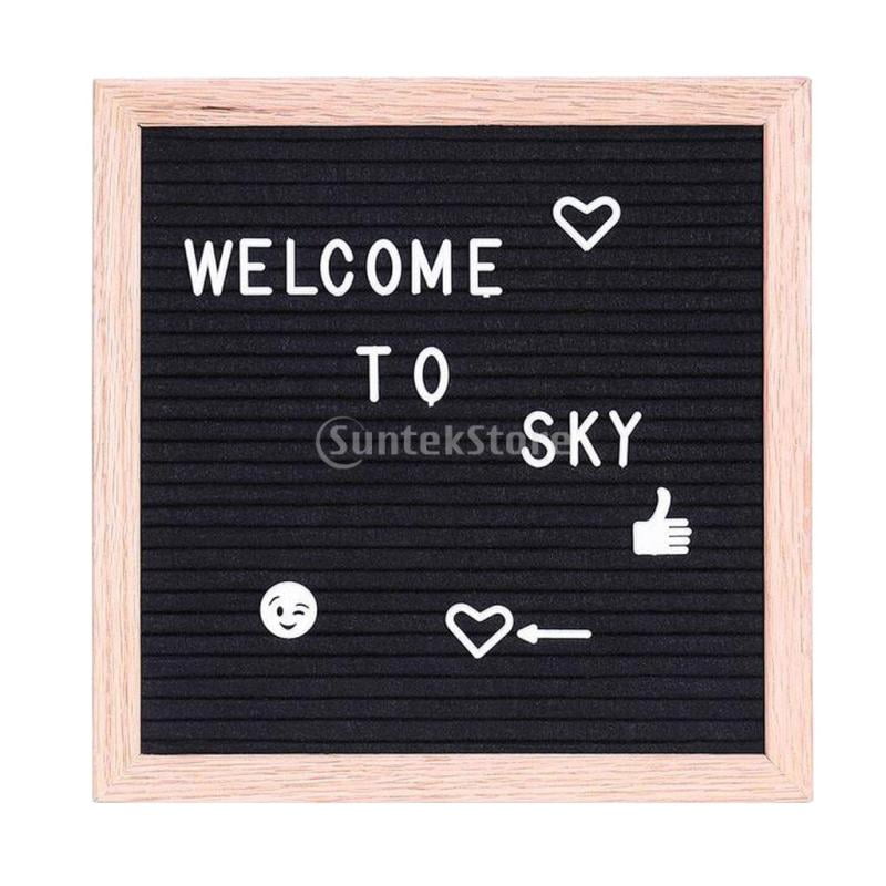 Premium Changeable Retro Felt Letter Message Board 340pcs Letters Characters 10" Premium Changeable Retro Felt Letter Message Board 340pcs Letters Characters 10"