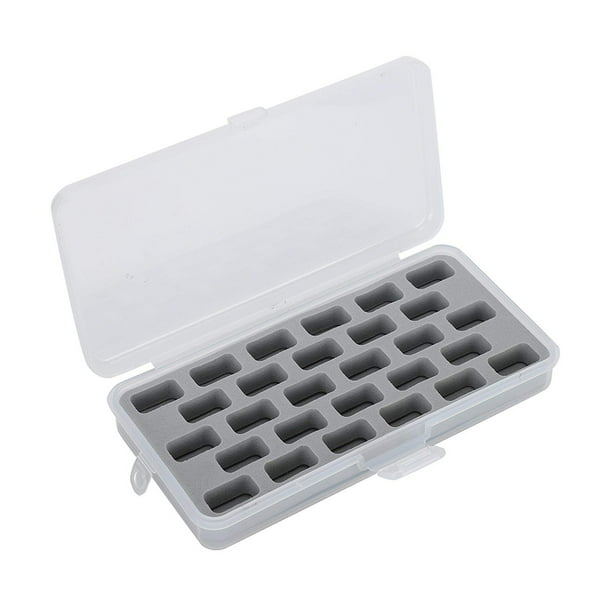 Caja Bobina Btafrte 28 Rejillas Esponja Gruesa para Máquina Coser Vacía Fija