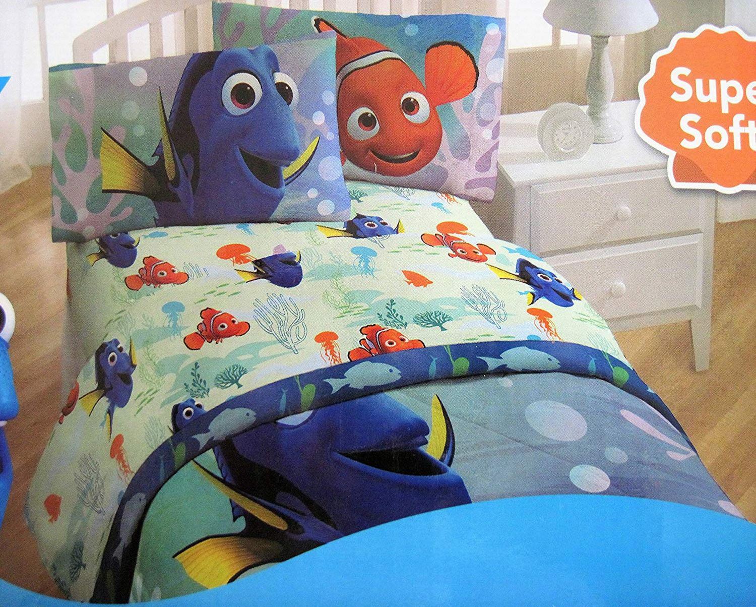 Details about   Vintage Disney Pixar Finding Nemo Twin Sheet Set Nemo used great shape 