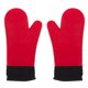 thumbnail image 1 of Bearachild 1 par de guantes de horno para hornear, guantes de silicona con aislamiento térmico, manoplas aislantes, negro, plano Cocina y Comedor Rojo Tipo 1 Bearachild HA002979-01, 1 of 1