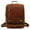 1039 red brown, variant on Retro Men's Backpack Leather Student School Bag Crazy Horse Leather Flap Backpack Top Layer Leather Leisure Travel Bag,1039 dark brown