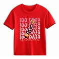 thumbnail image 4 of Shadoumai 100 Days of School Shirt for Girls: 100th Day Shirts Kids Toddler Kindergarten Shirt Happy 100 Day Celebration Tee Tops, 4 of 4