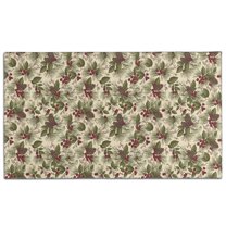 Beige Christmas Pine Cone Pattern Door Rugs,Washable Non Slip Door Mats Indoor,Decorative Door Mats,Entry Mat Indoor for Entrance,Bedroom,Kitchen,Bathroom,17"x30"