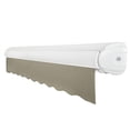 thumbnail image 6 of Awntech 12 Ft Key West Left Motorized Heavy Duty Patio Retractable Awning with Cassette (144in x 9.38in x 120in), Burlap Sack, 6 of 6