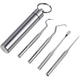 thumbnail image 1 of GHSDFBB Metal Toothpick,Stainless Steel Toothpick,Metal toothpicks,Travel Tooth Scraper, 1 of 7