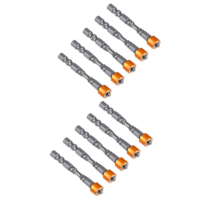 65mm Cross Screwdriver Dril Bits, 10pcs Magnetic Drill Bit Set, Maintenance For Plasterboard Drywall Screw Installation