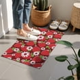 thumbnail image 4 of Red Strawberry Plants Fruit Flower Door Rugs,Washable Non Slip Door Mats Indoor,Decorative Door Mats,Entry Mat Indoor for Entrance,Bedroom,Kitchen,Bathroom,16"x24", 4 of 6