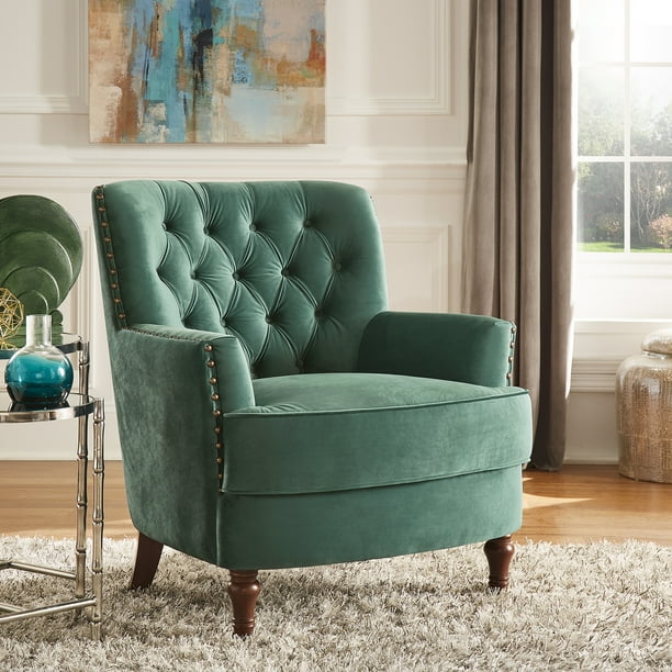 Shop world market for affordable accent chairs, armchairs, and living room chairs from around the world. weston home renee velvet tufted accent chair dark green