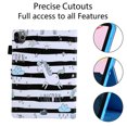 thumbnail image 4 of iPad Pro 11 Case 2020 2nd Generation, Allytech PU Leather TPU Inner Smart Cover Auto Sleep Wake Folio Flip Kickstand Full Protection Case for Apple iPad Pro 11 2nd Gen, Unicorn, 4 of 7