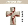 thumbnail image 3 of UYTRXJ Baseball Edition Acrylic Ornament 8x8cm Pocket Blessing With Inspirational Design Home & Sports Decor, 3 of 7