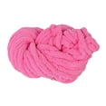 thumbnail image 3 of S SERENABLE Chunky Chenille Yarn Acrylic Fibers Gauge 7 Jumbo Giant Washable Bulky Yarn Thick Yarn for Sofa Throw Crocheting Hat Blanket Dark Pink, 3 of 8
