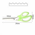 thumbnail image 2 of Pinking Shears,9.5" Zig Zag Craft Scissors Decorative Edge,Pinking Shears for Fabric Cutting,Professional Dressmaking Sharp Comfort Grips Scrapbook Fabric Sewing Scissors, 2 of 9