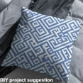 thumbnail image 2 of Homewish Boho Vintage Geometric Fabric by the Yard 1 Yard,Bohemain Theme Home Decor Fabric by the Yard,White Blue Sewing Fabric For Adults,Ultra Soft Home Decor, 2 of 6