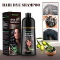 thumbnail image 5 of 3 In 1 Hair Color Shampoo, Fast 5-Min Hair Shampoo - Permanent Instant/3 in 1 wash/Care Convenient Use,500ml,Black, 5 of 8