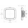 thumbnail image 3 of Lumitec Square Mirage Down Light - Warm White Dimming - Hi-CRI - Polished Bezel | Bundle of 5, 3 of 3