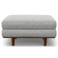 thumbnail image 6 of Simpli Home Morrison Mid-Century Modern 89 inch Wide Sofa with Ottoman Set in Mist Grey Tightly Woven Performance Fabric, 6 of 12