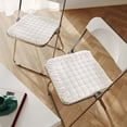 thumbnail image 4 of sruoe Seating Cushions, Seat Pads for Kitchen Chairs, Cushion Seat Pads, Chair Cushions, Square Thickened Soft Stool Cushion, Indoor Outdoor Seat Pad for Home, Dining, Office, 4 of 6