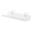 thumbnail image 2 of Cesta montada en la pared con Soporte para champú Estante de almacenamiento Estante de carrito de Sin perforación Organizador de estante Grano horizontal40cm perfecl Estante de baño, 2 of 8