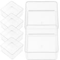 thumbnail image 4 of Minkissy 6Pcs Clear Drawer Organisers for Office Use Plastic Storage 8.5x8.5x4.5in, 4 of 8