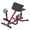 Red, variant on TROPOW 2-In-1 Roman Chair & Preacher Curl Bench Multi-Function Heavy-Duty Hyperextension Bench for Arms, Ab, Back, Glute & Leg Extension with Adjustable Height Exercise Equipment