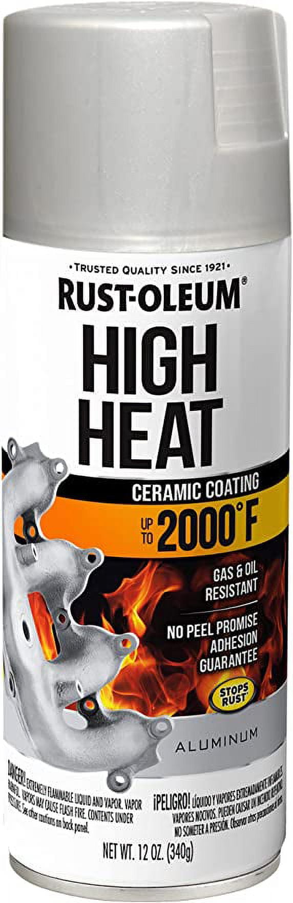 Rust-Oleum 248904 Auto Coatings Flat Aluminum High Heat