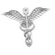 thumbnail image 4 of Broche de cruz de ángel, broche exagerado, broche de traje de moda, insignia de solapa punk, Plata, 4 of 9
