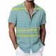 thumbnail image 2 of Blusa y camisa de manga corta con cuello vuelto para hombre, camisa hawaiana de manga corta con estampado de verano para playa, blusa, camisa para hombre, tops de poliéster, 2 of 8