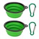 thumbnail image 2 of Cuenco plegable para mascotas, 2 cuencos plegables para perros, plato de comida de silicona para mascotas, plato de alimentación plegable para mascotas elaborado con cuidado, 2 of 8