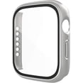 thumbnail image 3 of [2 Pack] IBAOLEA Compatible with IBAOLEA Watch 38mm Case, Full Coverage Bumper Protective Case with Screen Protector for Men Women iWatch Series 3/2/1, Silver Silver 38 mm, 3 of 5