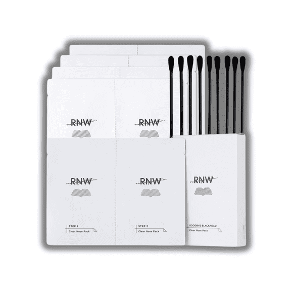 Pore Strips Set RNW, paquete nasal transparente de 2 pasos (5 juegos)