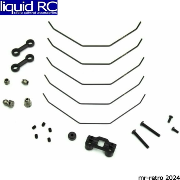 Tekno RC 6623 Sway Bar Kit (complete front 1.0 1.1 1.2 1.3 1.4mm EB410)
