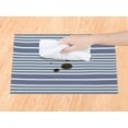 thumbnail image 3 of REGALWOVEN Place Mat Set of 8 Placemats for Kitchen Dining Table Decor, Washable Table Placemats Wipeable Table Mat Blue 18*12in, 3 of 7