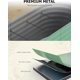 thumbnail image 1 of Historyli Huerto elevado para jardín, 1 unidad, 8x4x1.5 pies, acero galvanizado, resistente a la corrosión, jardinera para plantas de exterior, color verde., 1 of 8