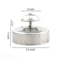 thumbnail image 3 of Sandwich Cutter and Sealer, 2 Pack Food-Grade 304 Stainless Steel Sandwich Decruster, 3-1/2 Inch Uncrustables DIY Sandwich Maker for Kids Children Boys Girls, 3 of 6
